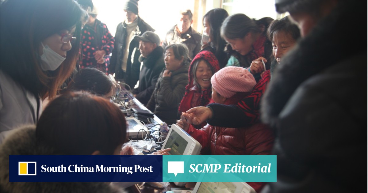 is look using how China at technology to ... improve rural A to technology A rural improve China using is how look at ...
